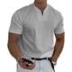 thumbnail image 1 of Conationfirm Camisa para hombre, camisetas ajustadas con cuello en V, camisetas deportivas para entrenamiento de gimnasio, 1 of 7