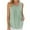 Green, variant on WREESH Womens Summer Tank Tops Pleated Sleeveless Tunic Tops Loose Fit Casual Solid Color Blouse Green