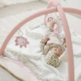 thumbnail image 7 of Washable Tummy Time Mat, Baby Play Gym with 6 Featured Toys, Baby Gym for Infant & Toddler, Larger Baby Play Mat, Deluxe Baby Play Mats for Floor, Sensory and Motor Skill Development, Non Slip, Pink, 7 of 7