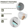thumbnail image 6 of Euroco Bathroom Vanity with Ceramic Undermount Sink, Solid Wood Frame, 3 Drawers & Cabinet Storage, Soft-Close Doors, 6 of 9