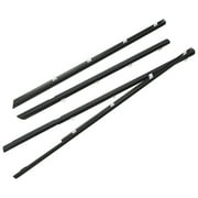 OTTULUR 4Pcs Car Window Weatherstrip Trim Rubber Seal Strips Fit for Honda Civic 2012 2013 2014 2015