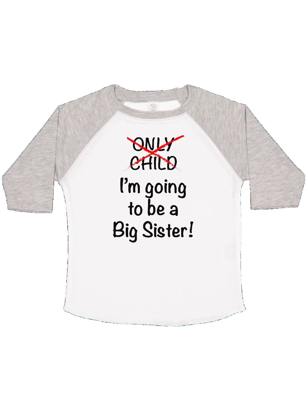 Toddler Short Sleeve Tee Instant Message Promoted to Big Sister