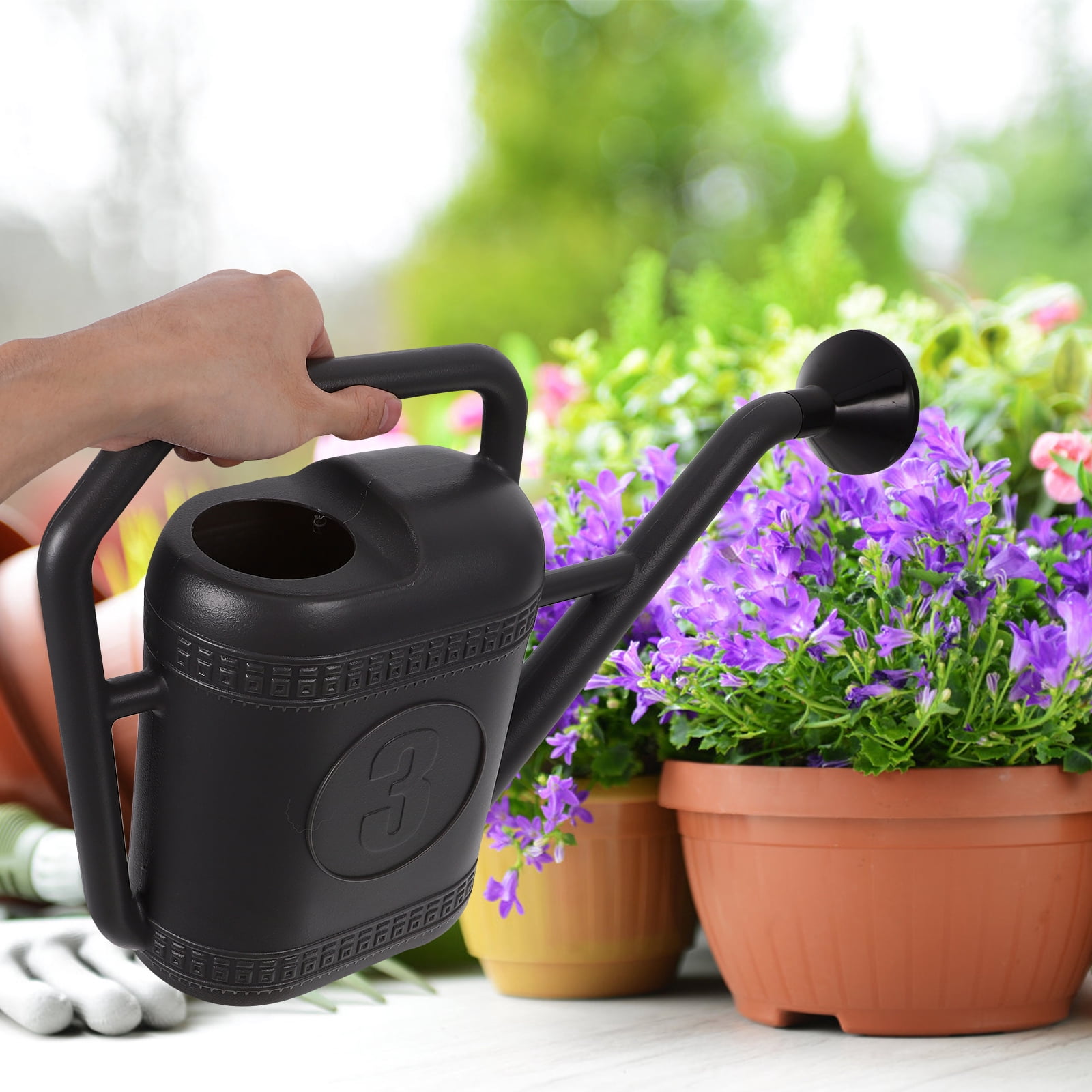 Shoot Vegetable Watering Can Watering Pot 40.00X28.00X10.00CM Grey