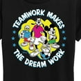 thumbnail image 3 of Disney - Teamwork Group - Women's Short Sleeve Graphic T-Shirt, 3 of 5