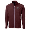 thumbnail image 2 of Men's Cutter & Buck  Maroon Texas A&M Aggies Vault Adapt Eco Knit Hybrid Recycled Mens Full Zip Jacket, 2 of 3