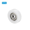 thumbnail image 3 of Nylon Pulley Wheel 6x30x9mm 608zz Bearing Sliding Conveyor Roller Wheel, White, 6 Pack, 3 of 5