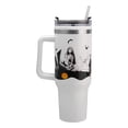 thumbnail image 3 of Termo Alto Doble Pared Asa y Popote, Ambient21, Jack y Sally, Capacidad 1. 2 L, Blanco, 3 of 7