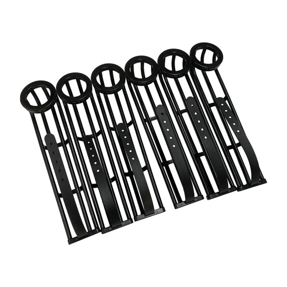Almencla 6 Pcs Rail de Poche de Table de Billard Pièces de Divertissement Durable Remplacement Noir