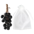 thumbnail image 4 of Jabón de uva en una cuerda con forma de racimo de uvas, de jabón, regalo de cumpleaños, jabones de baño decorativos hechos a mano para esposa, Negro 20 piezas, 4 of 8