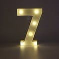 thumbnail image 5 of Homeer Decorative Light Decorative Lamp Digital Number Light Decorative Light - Glowing Plastic LED Marquee Light Up Letter GRAD 2023 Graduation Party Decor, 5 of 10