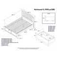 thumbnail image 4 of Atlantic Furniture Lit de Plate-Forme de Rangement Complet Urbain Richmond en Caramel, 4 of 8