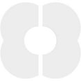 thumbnail image 4 of 16"OD x 6"ID x 6 1/4"C x 1"P Charlotte Architectural Grade PVC Contemporary Ceiling Medallion, Two Piece, 4 of 11