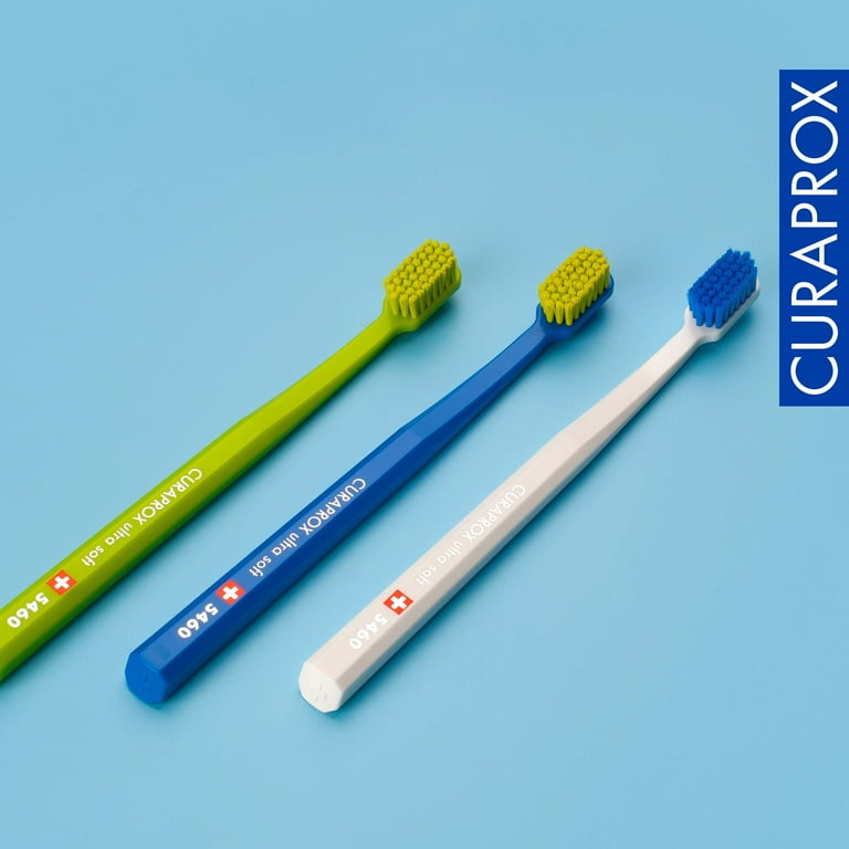 Curaprox Ultra Soft Toothbrush 3-Pack with 5,460 Curen Filaments