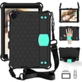 thumbnail image 1 of Kids Case for iPad Mini 6 2021 (8.3 inch, 6th Generation), Kids Friendly Light Weight Non-Toxic EVA Shockproof Case with Pencil Holder, Handle Stand Strap & Shoulder Belt, 1 of 7