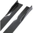 thumbnail image 2 of Car Side Skirt, Extensions Rocker 2.2M, Universal Splitters Diffuser Lips Side Skirt, Carbon Fiber Style, 2 of 8
