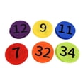 thumbnail image 3 of Marqueur de Tapis, Polyester Réutilisable 36 Pcs Marqueur de Sol Résistant à l'Usure pour Maternelle pour Enseignants pour Classe 36 Pcs, 3 of 7