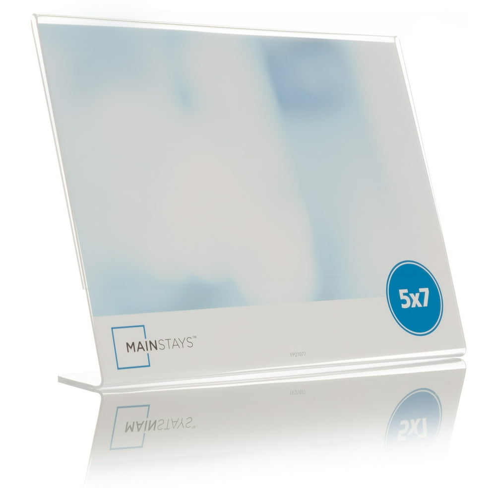 Mainstays 7" x 5" Bent Acrylic Frame