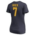 thumbnail image 3 of Women's Will Grier Navy West Virginia Mountaineers College Legends Name & Number V-Neck T-Shirt, 3 of 3
