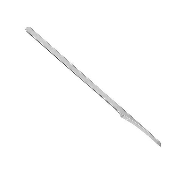 Qarigey Rascador de pies de acero inoxidable Lima removedor de callos portátil de mano para el hogar herramienta de pedicura agrietada suministros para Cuidado de los pies Tipo 1 Qarigey CE000416-00
