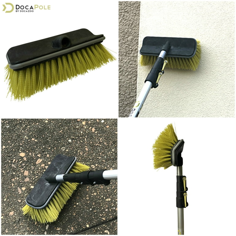 DOCAZOO DocaPole 12 Foot High Reach Brush Kit with 5-12 Foot
