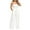 -A-White111, variant on FINALGANG Simple Jumpsuit For Women Solid Color Strapless Loose Fit Onesie Wide Leg Drawstring Pants With Pockets Suitable For Travel Workout Office Home