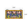 thumbnail image 7 of RADIANCE goods Tiffany-Style Floral Stained Glass Window Panel 34" Wide, 7 of 7