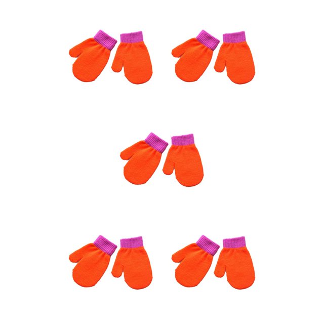 Manoplas Jumpingount para Niños Color Sólido Invierno Accesorio de Ropa