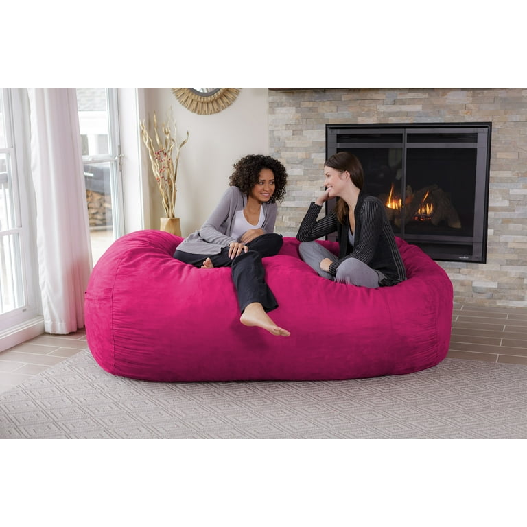 Multifunctional Bean Bag Chair, Large Adult Children's Living Room  Furniture, Soft And Comfortable Bean Bag Cover, Can Relax And Sleep Easy To  Clean (NO Filling) (White, 5FT) 