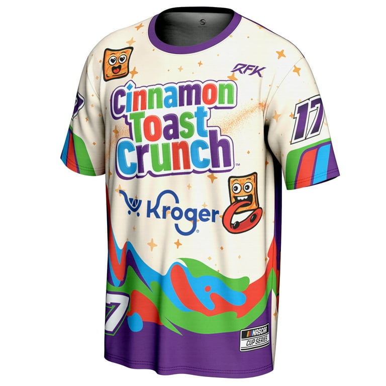 Men's ProSphere Purple Chris Buescher Cinnamon Toast Crunch All
