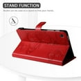 thumbnail image 3 of Galaxy Tab A7 Lite 8.7-inch T220 T225 Case,Dteck Magnetic Leather Card Holder Wallet Butterfly Pattern Kickstand Case for Samsung Tab A7 Lite 8.7" 2021 Lightweight Shockproof Cover,Red, 3 of 5