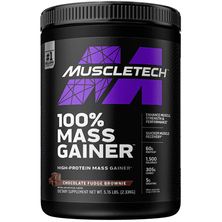 UPC 631656711455 product image for Muscletech Pro Series 100% Mass Gainer Protein Powder  Chocolate Fudge Brownie   | upcitemdb.com