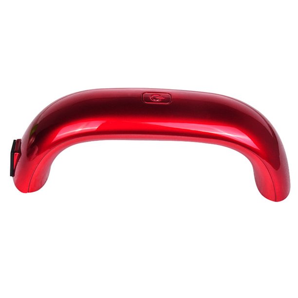Minnieouse Secador de uñas USB de 9 W, lámpara LED portátil, luz de terapia de uñas, Mini lámpara USB duradera, máquina de curado de barniz de Gel Cuidado de uñas rojo Minnieouse MJ1183-01