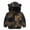 Brown, variant on TAGOLD Kids Winter Coat Kids Outerwear Coats 6-48 Months Boys Girls Winter Fall Long Sleeve Fleece Sweater Hooded With Ear Details Thickened Coat