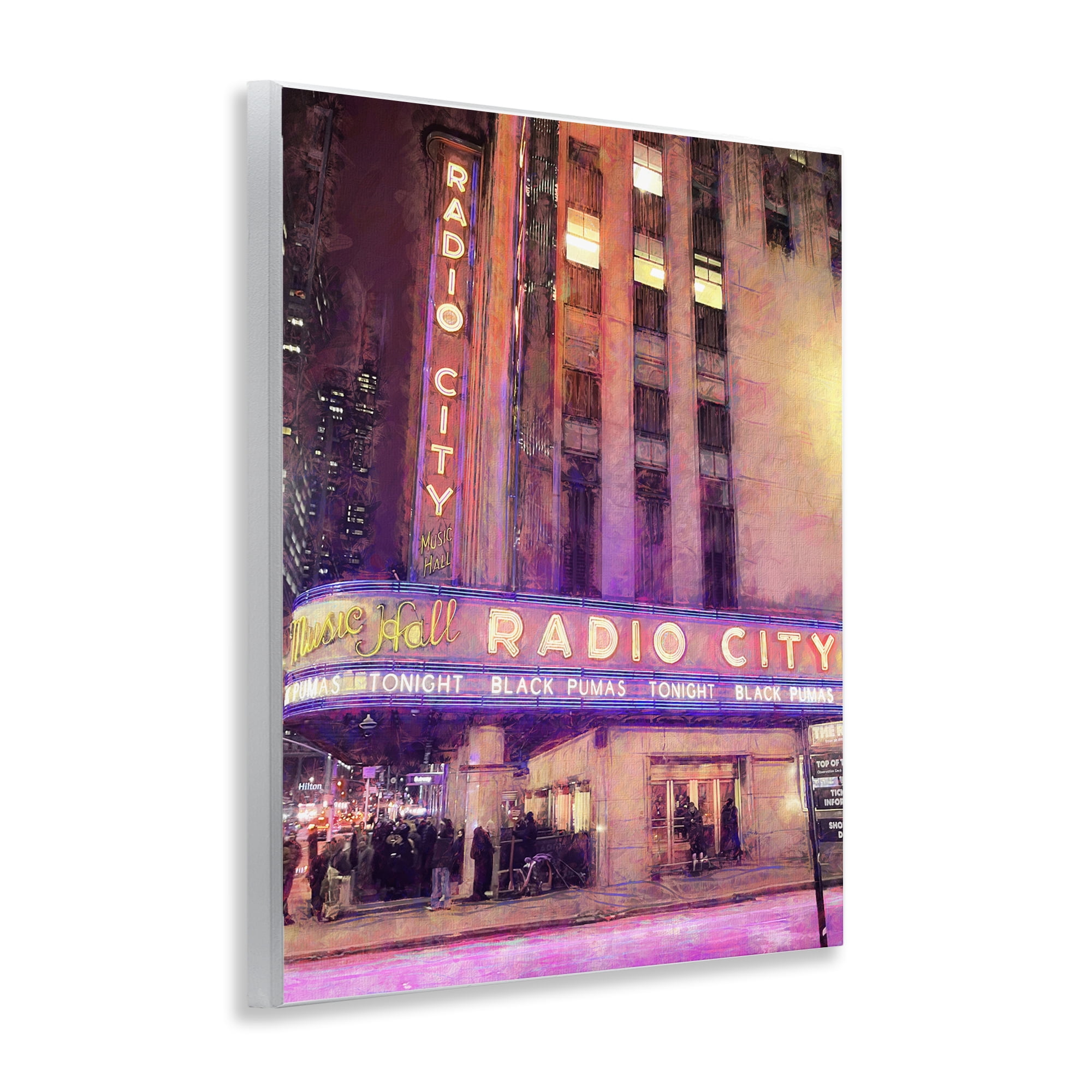 Stupell Industries Radio City Music Hall Wall Plaque Art, design by Grotto Studios