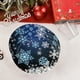 thumbnail image 4 of Juego de platos y servilletas con diseño de copos de nieve | Vajilla desechable para fiestas de invierno, 4 of 6