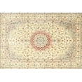 thumbnail image 1 of Ahgly Company Machine Washable Indoor Rectangle Traditional Gold Area Rugs, 3' x 5', 1 of 7