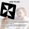 thumbnail image 4 of Baby Flash Cards Black and White for Newborn Brain Development High Contrast Toys Visual Stimulation Learning Activity Cards 20 PCs 40 Pages, 4 of 7