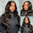 thumbnail image 3 of 4x4 Body Wave Lace Closure Hair 13x4 Transparent Lace Frontal With Baby Hair Brazilian Remy Hair Closure Pre Plucked Human Hair Extensions, 3 of 4