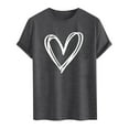 thumbnail image 3 of PNTUTB Men's Fashion Casual Valentine's Day Themed Prints Short Sleeve Crew Neck Loose Comfortable T-shirt, 3 of 5