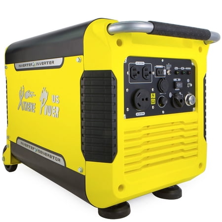 generator inverter watt xtremepowerus quiet super electric start camping portable digital powered gas power generators 5v usb