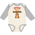 thumbnail image 3 of Inktastic Hamster Cute Pet Gift Boys or Girls Long Sleeve Baby Bodysuit, 3 of 5