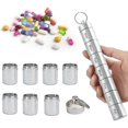 thumbnail image 2 of Metal Pill Box Waterproof Medicine Case 7 Day Aluminum Alloy Pill Case Medicine Bottle, 2 of 5
