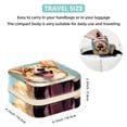 thumbnail image 5 of Corgi Travel Portable Jewelry Organizer Box with Earring Holder, Bracelet Holder, and Necklace Organizer for Girls and Women, 5 of 6