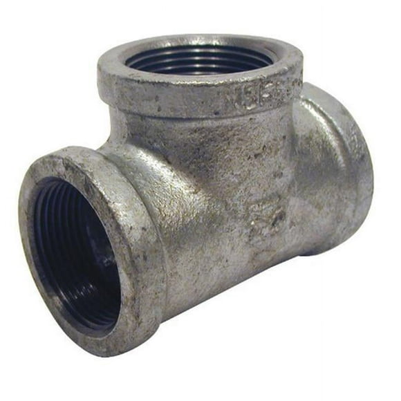 Mueller Industries 510-545HC Class Galvanized Reducing Tee 150 1 x 0.75 x 1 in.