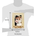 thumbnail image 3 of Isaac Jacobs Natural Wood Sentiments Love Picture Frame, 4x6 inch, Photo Gift for Loved Ones, Family, Display on Tabletop,, 3 of 4