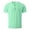 Mint Green, variant on Men'S Solid Color Henley V Neck Short Sleeve T Shirt With Button Placket Casual Breathable Tops For Summer Daily Wear And Commute,Sky Blue,M