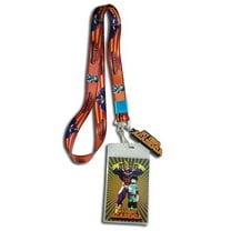 Great Eastern Entertainment My Hero Academia Deku Lanyard with ID Badge Holder & PVC Logo Charm