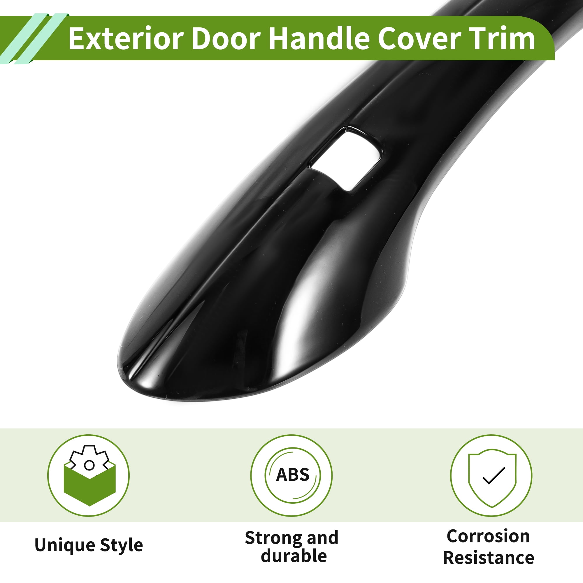 Unique Bargains Exterior Door Handle Cover Trim for Hyundai Santa Fe 2019-2023