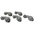 thumbnail image 2 of Sealproof 1-Inch 5 Pack Non-Metallic Liquid-Tight 90-Degree Conduit Connector Fitting, 1" Dia 5-Pack, 2 of 4