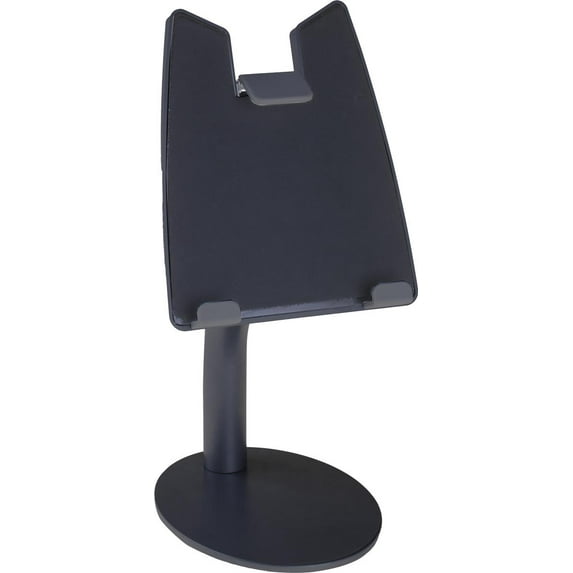 iPad Counter Stand, Locking Enclosure, Tilting Bracket, 14" Tall (Fits All Generations) (K1807TMSLB)